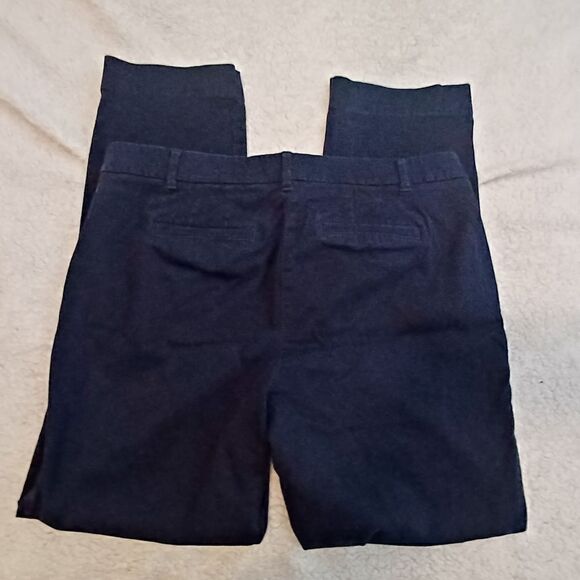 Talbots dark blue chinos Size 8P - Picture 3 of 10